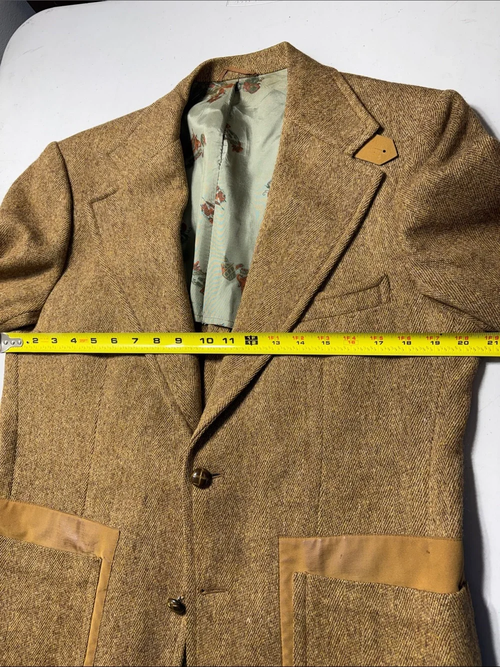 Vintage Wool Tweed Sport Coat